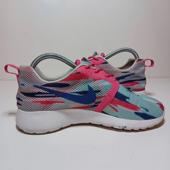Nike Roshe One Flight Weight GS Blue/Pink 705486-401 Women Size 8.5 (283 Box 32) - Picture 4 of 9